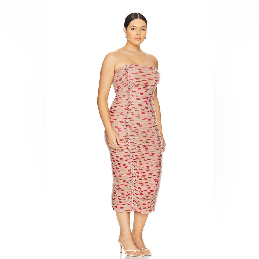 AFRM - Yori Midi Dress in Almond Kiss